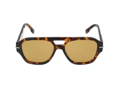 Fendi Emporio Armani Nylon Down Vest In Blue