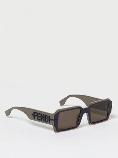Fendi Sunglasses Men  In Brown