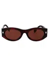 Fendi Roma 52mm Oval Sunglasses In Multicolor