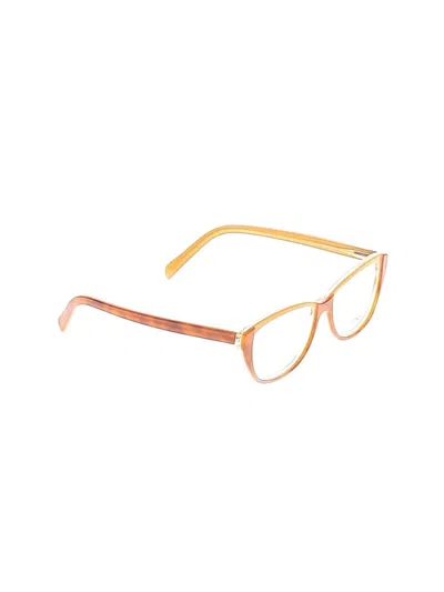 Pre-owned Fendi Sunglasses In Orange