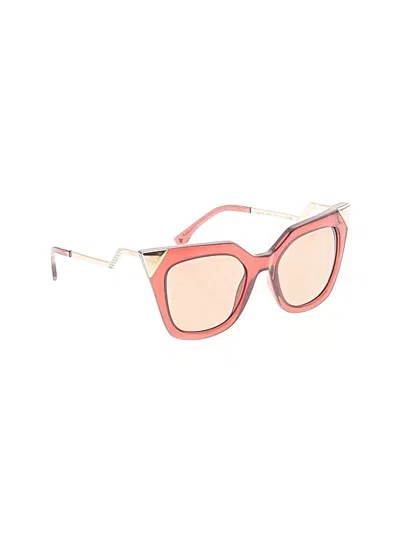 Pre-owned Fendi Sunglasses In Red