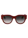 Fendi Baguette Sunglasses In Red