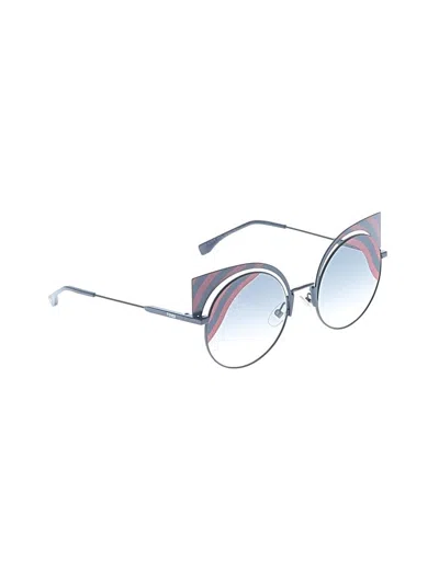 Pre-owned Fendi Sunglasses In Silver