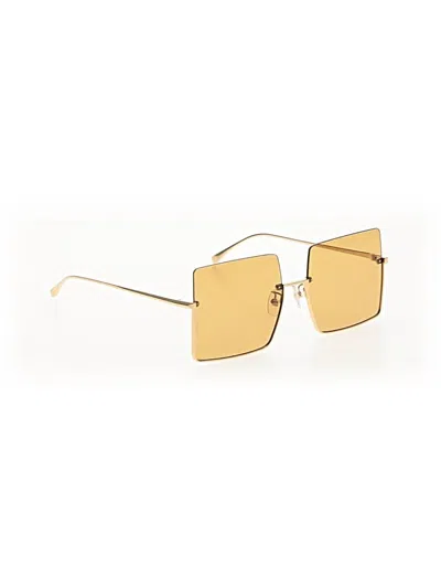 Pre-owned Fendi Sunglasses In Yellow
