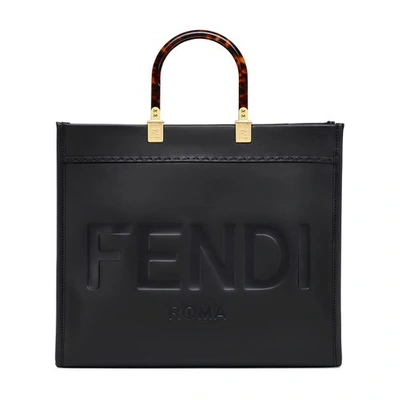 Fendi Sunshine Medium Bag In Black