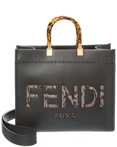Fendi Sunshine Medium Leather Tote