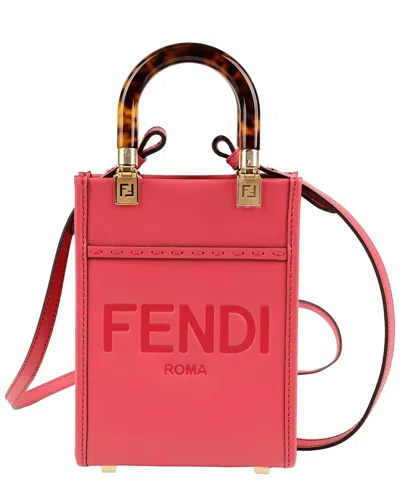 Fendi Sunshine Mini Tote And Shoulder Bag (authentic Pre-loved) In Pink