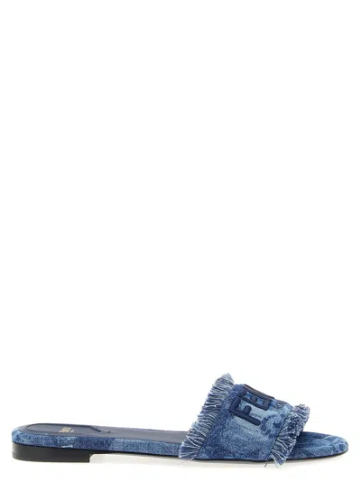 Fendi Sunshine Sandals Blue