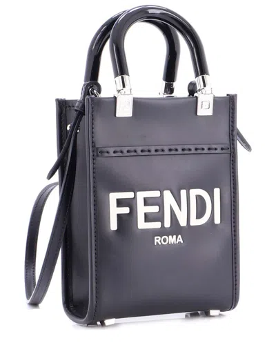 Fendi Sunshine Shopper Tote Leather Mini (authentic Pre-loved)