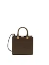 Fendi Mini Sunshine Handbag In Brown