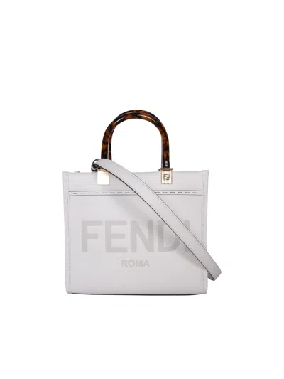 Fendi Sunshine Small White Bag