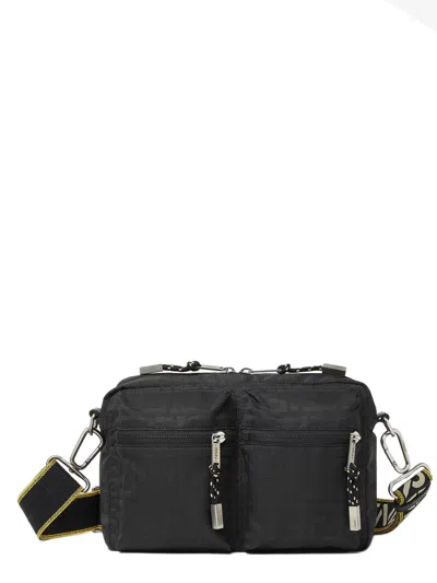 Fendi Superlight Ff Mini Camera Case With Adjustable Crossbody Strap In Black