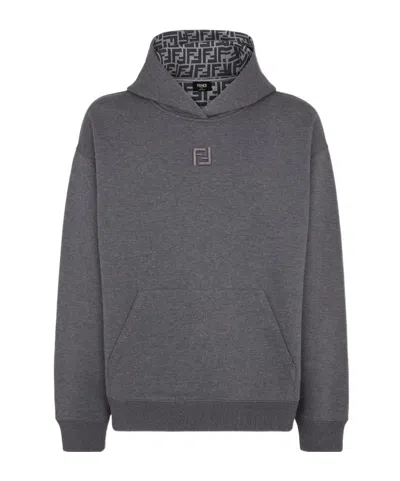 Fendi Sweat Shirt In Black