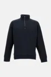 Fendi Half-zip Sweatshirt In Blue
