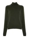 Fendi Logo-embroidered Sweater In Dark Green