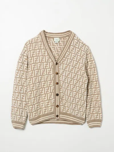 Fendi Sweater  Kids Color Beige In Nude