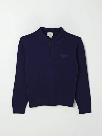 Fendi Sweater  Kids Color Blue
