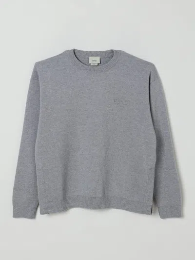 Fendi Sweater  Kids Color Grey In Gray