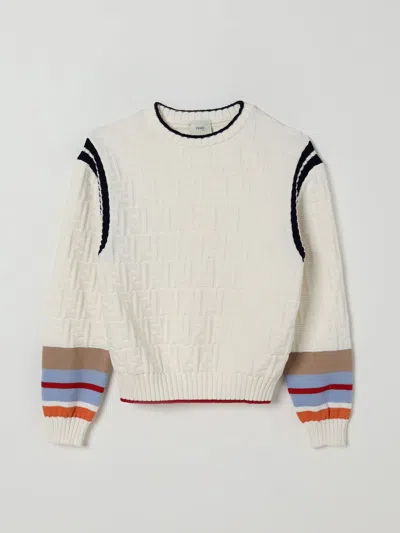 Fendi Sweater  Kids Color White In Multi