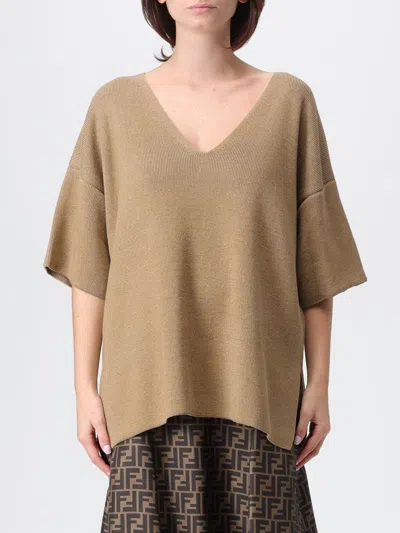 Fendi Sweater  Woman Color Beige In Nude