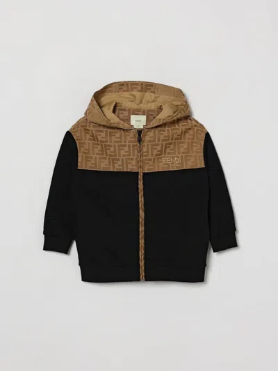 Fendi Sweater Kids In Black