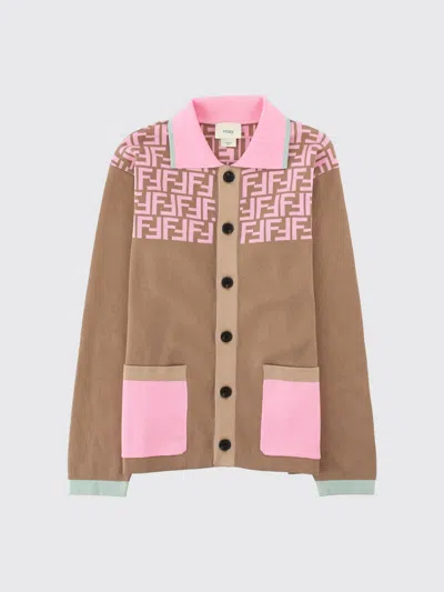 Fendi Sweater Kids In Brown