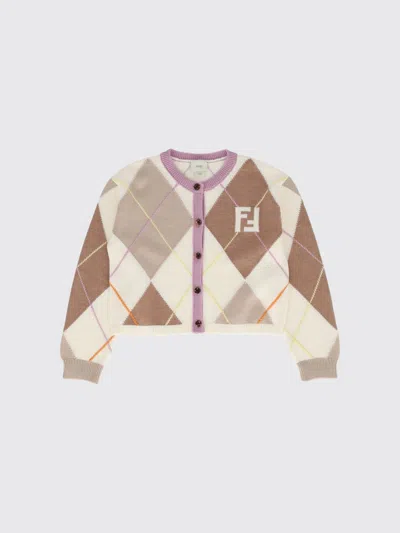 Fendi Sweater Kids In Neutral