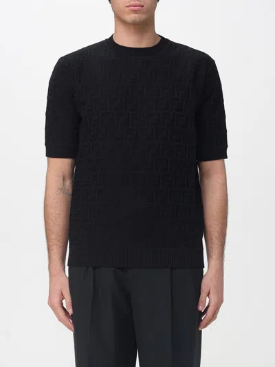 Fendi Ff Sweater In Black