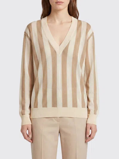 Fendi Sweater Woman In Brown