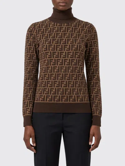 Fendi Sweater Woman  In Brown