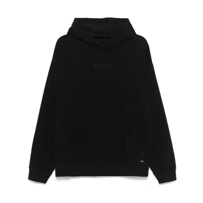 Fendi Sweaters In Black