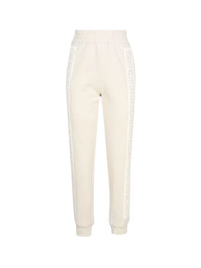 Fendi Sweatpants In White