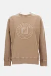 Fendi Felpa Oversize In Cotone Cappuccino  Donna