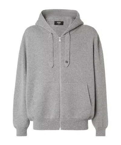 Fendi Sweatshirt In Gray