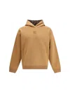 Fendi Cotton Hoodie With Ff Lining Clothing In Brown