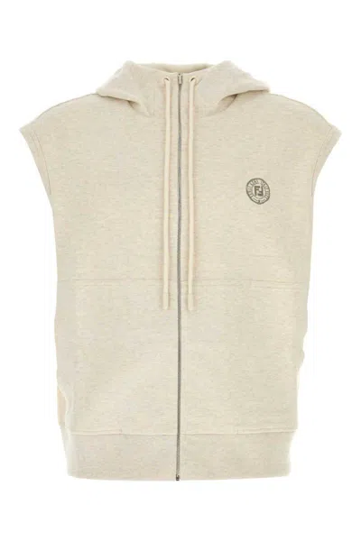 Fendi Sweatshirts In Neutral