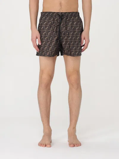 Fendi Swimsuit  Men In Brown