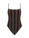 Fendi Swimwear In Tabacco/moro