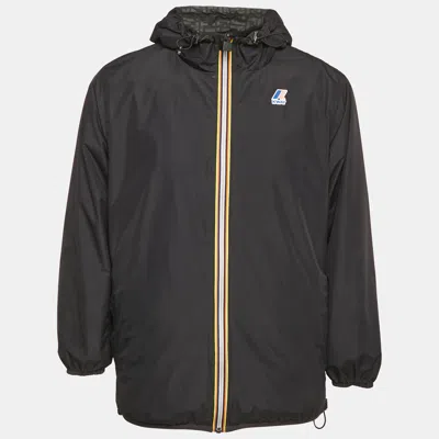 Pre-owned Fendi Synthetic K-way Reversible Jacket M