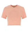 Fendi Women Pink Cotton T-shirt