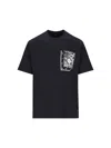 Fendi Men Midnight Blue Cotton T-shirt