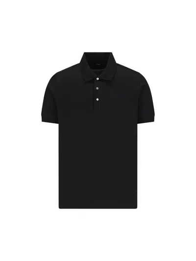 Fendi T-shirt And Polo Shirt In Black