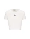 Fendi T-shirt And Polo Shirt In White