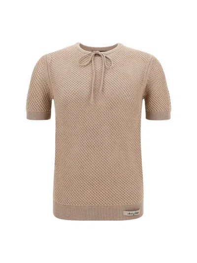 Fendi T-shirt In Beige
