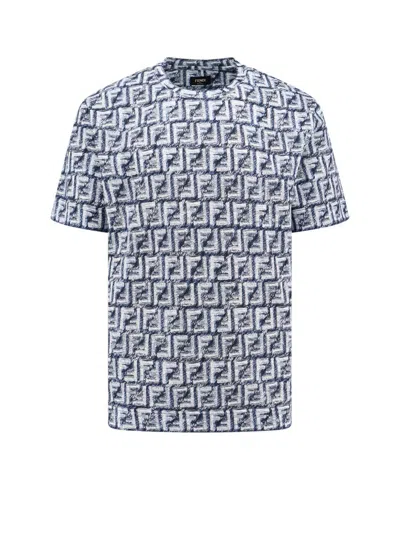 Fendi T-shirt In Blue