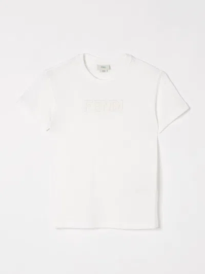 Fendi T-shirt  Kids Color White