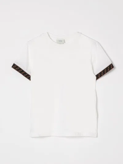 Fendi T-shirt  Kids Color White