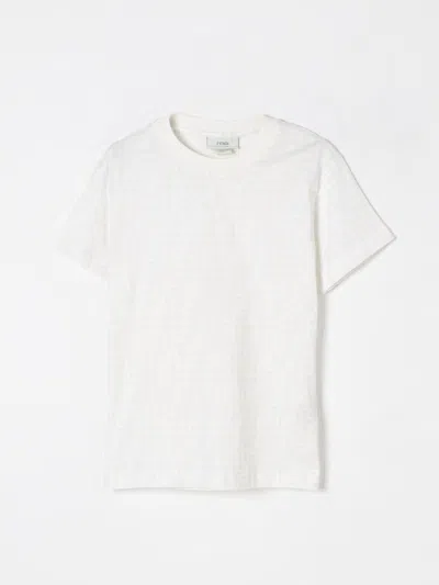 Fendi T-shirt  Kids Color White