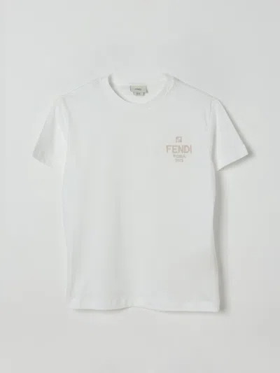 Fendi T-shirt  Kids Color White