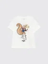 Fendi Squirrel-print T-shirt In White